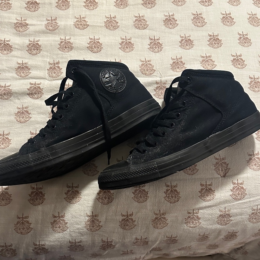 Converse Black High-Top Sneakers - Picture 3 of 6